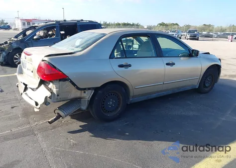 2007 Honda Accord 2.4 Vp from USA, damaged, VIN 1HGCM56197A162262